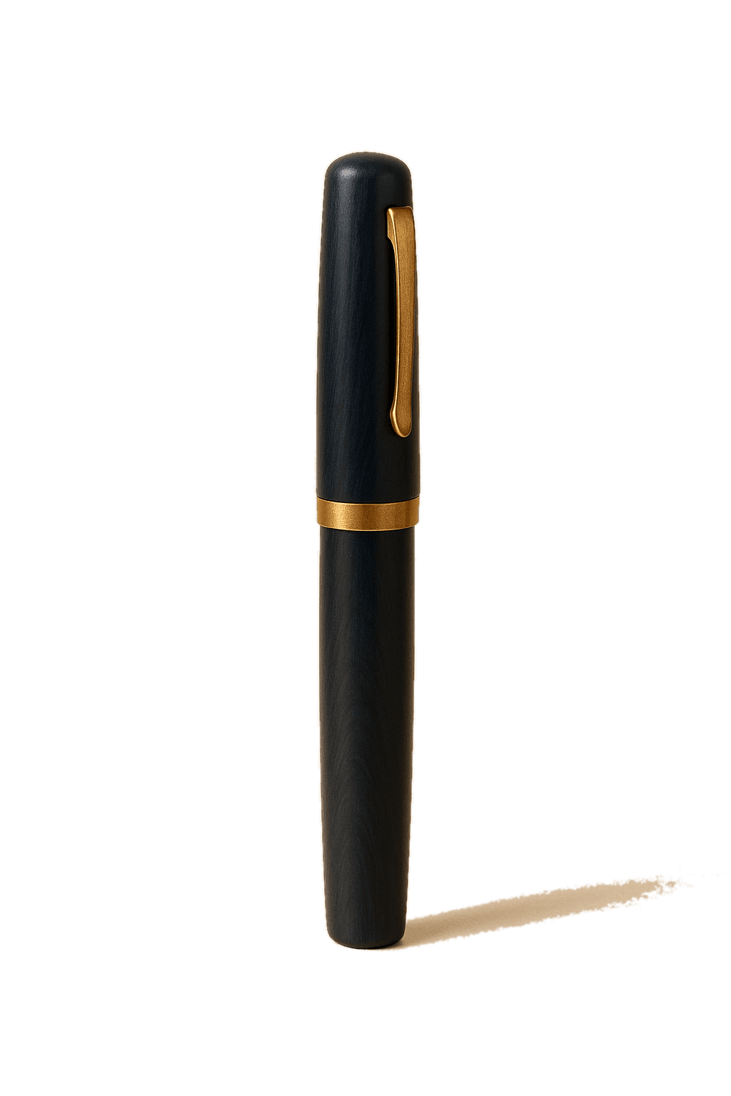 The KAKU fountain pen, capped